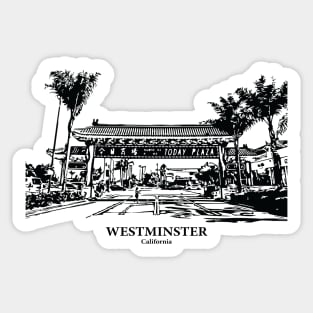 Westminster - California Sticker